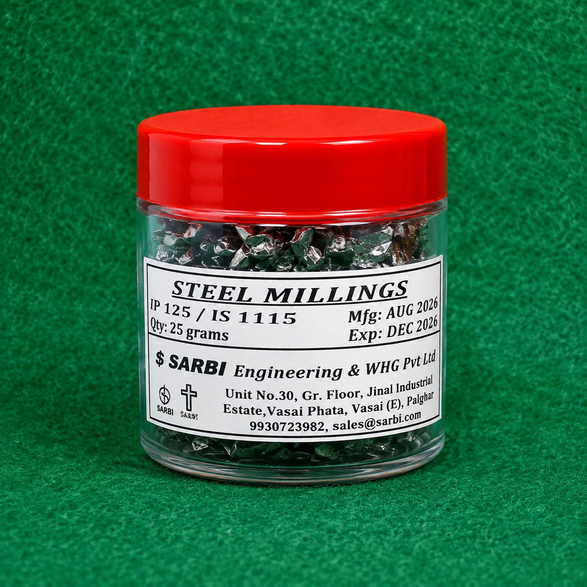 Steel Milling Test (IS 1115) (Sarbi Make)